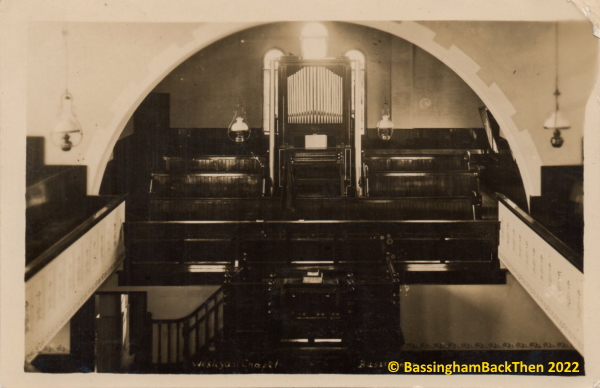 1921 Wesleyan interior