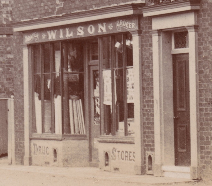 1905 High Street Bells Co-Op WILSON'S detail